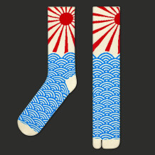 Шкарпетки японські CEH: Sun Over Waves: «波上の太陽» (р. 40-45), (91488)