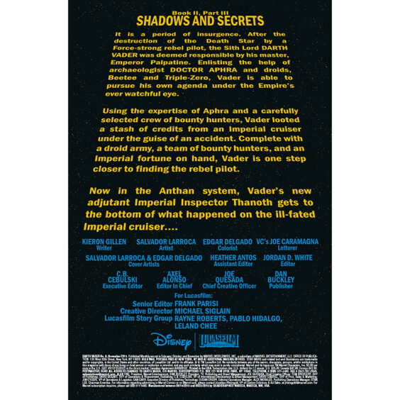Комікс Marvel. Star Wars. Darth Vader. Book II. Shadows and Secrets. Part 3. Volume 1. #9, (812911) 2