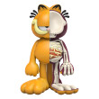 Коллекционная фигура Mighty Jaxx: Jason Freeny: XXray Plus: Garfield: Garfield, (93625)