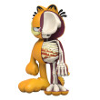 Коллекционная фигура Mighty Jaxx: Jason Freeny: XXray Plus: Garfield: Garfield, (93625) 2