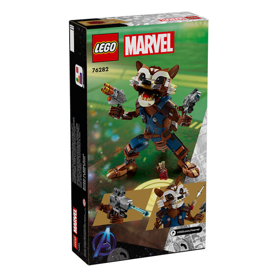 Конструктор LEGO: Marvel (Studios): The Infinity Saga: Rocket and Baby Groot, (76282) 8