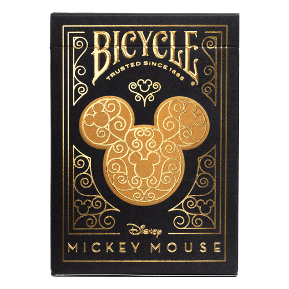 Игральные карты Bicycle: Disney: Mickey Mouse (Black & Gold), (95546)