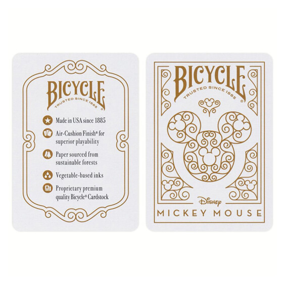 Карти гральні Bicycle: Disney: Mickey Mouse (Black & Gold), (95546) 3
