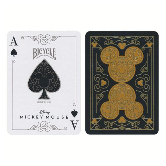 Игральные карты Bicycle: Disney: Mickey Mouse (Black & Gold), (95546) 7