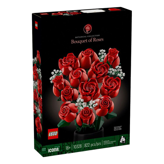 Конструктор LEGO: Icons: Botanical Collection: Bouquet of Roses, (10328) 6