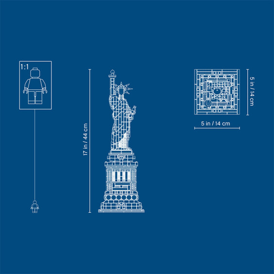 Конструктор LEGO: Architecture: Statue of Liberty, (21042) 3