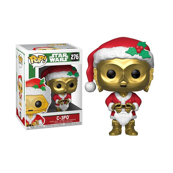 Фігурка Funko POP! Star Wars: Holiday C-3PO as Santa, (33888)