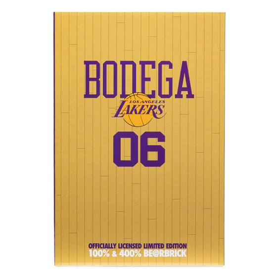 *Original* Be@rbrick: Bodega: NBA: Los Angeles Lakers (Set) (100% & 400%), (605142) 4
