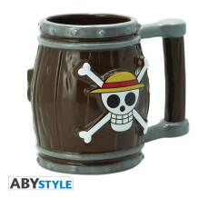 3D кружка ABYstyle: One Piece: Barrel, (28406)