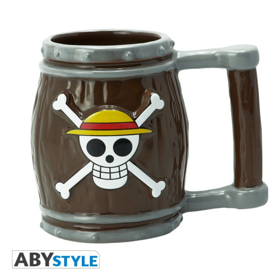 3D кружка ABYstyle: One Piece: Barrel, (28406) 2