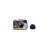 Металлический значок (пин) Camera for Photography (Green & Blue), (11062)