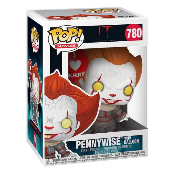 Фігурка Funko POP! Movies: IT: Chapter 2: Pennywise w/ Balloon, (40630) 3