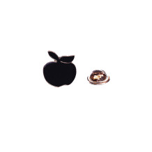 Металлический значок (пин) Black Apple, (11260)