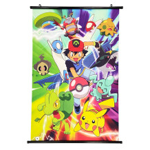 Постер Pokemon: Ash and Pokemons, (400085)