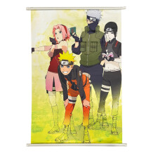 Плакат Naruto: Naruto, Sakura, Kakashi and Sai, (400301)