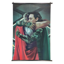 Постер Marvel: Thor and Loki Hugging, (400508)