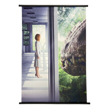 Постер Jurassic World: Claire Dearing w/ T.Rex, (400436)