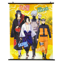 Постер Naruto: Naruto, Sasuke, Kakashi and Itachi, (400561)