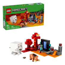 Конструктор LEGO: Minecraft: The Nether Portal Ambush, (21255)