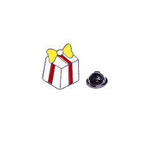 Металевий значок (пін) Gift box, (11789)