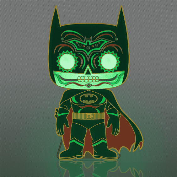 Фігурка Funko POP!: Pin: Dia De Los DC: Super Heroes: Batman (Glows in the Dark), (46387) 3