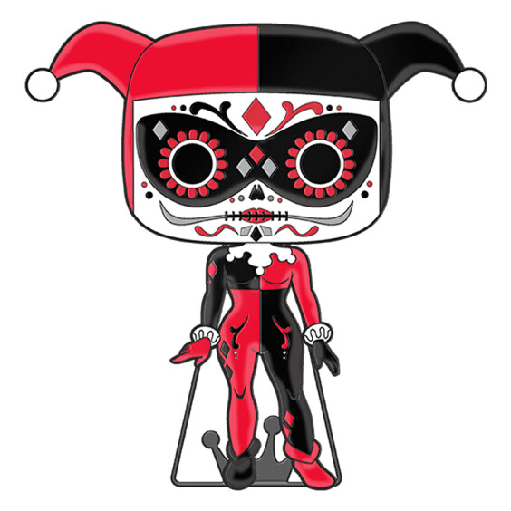 Фігурка Funko POP!: Pin: Dia De Los DC: Super Heroes: Harley Quinn (Glows in the Dark), (46388) 2
