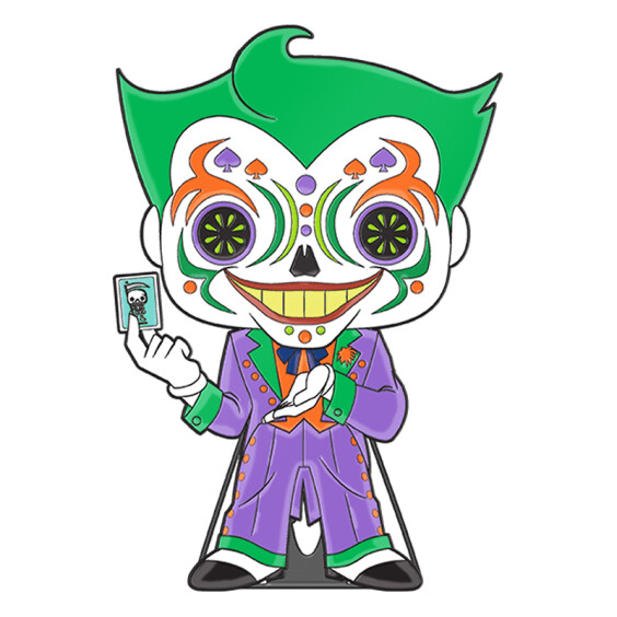 Фигурка Funko POP!: Pin: Dia De Los DC: Super Heroes: The Joker (Glows in the Dark), (46389) 2