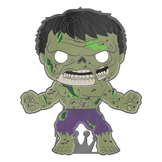 Фигурка Funko POP!: Pin: Marvel: Zombies: Zombie Hulk (Glows in the Dark), (47107) 2