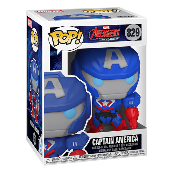 Фигурка Funko POP!: Marvel: Avengers: Mech Strike: Captain America, (55233) 3