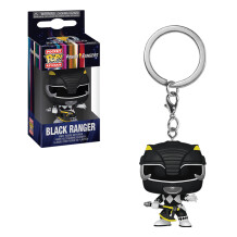 Брелок Funko Pocket POP!: Keychain: Power Rangers: 30th Anniversary: Black Ranger, (72149)