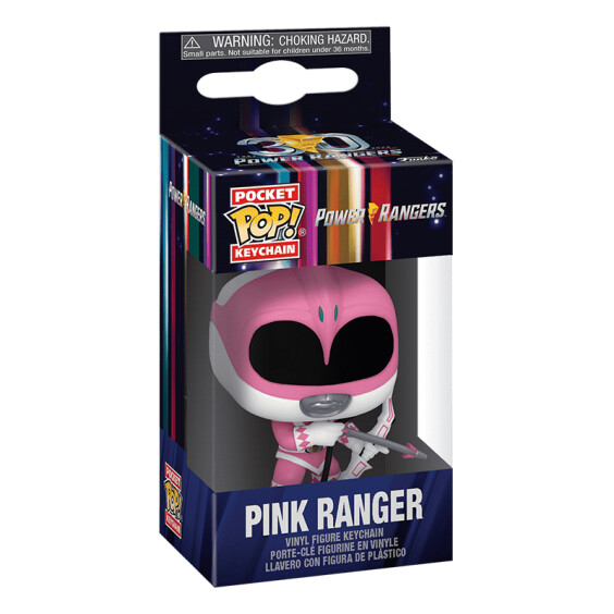 Брелок Funko Pocket POP!: Keychain: Power Rangers: 30th Anniversary: Pink Ranger, (72151) 3