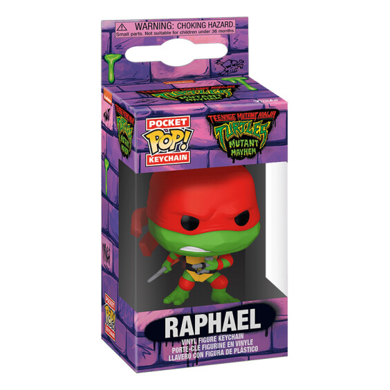 Брелок Funko Pocket POP!: Keychain: Teenage Mutant Ninja Turtles: Mutant Mayhem: Raphael, (72331) 3