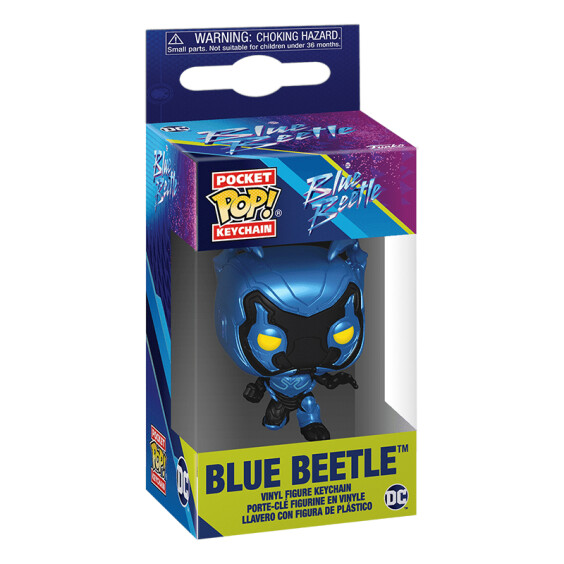 Брелок Funko Pocket POP!: Keychain: DC: Blue Beetle: Blue Beetle, (72348) 3
