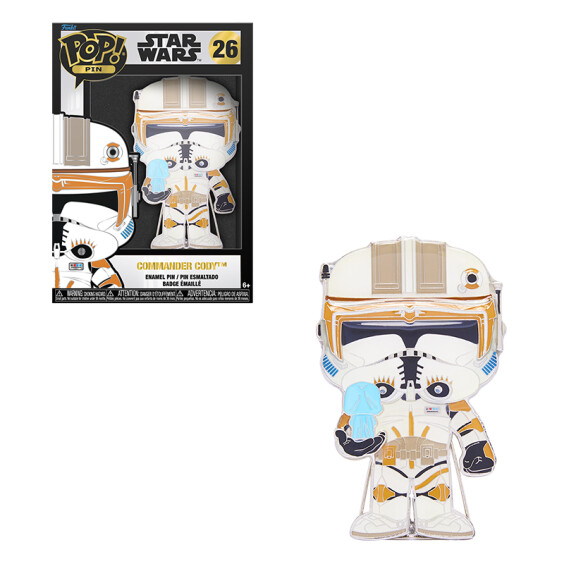 Фігурка Funko POP!: Pin: Star Wars: Commander Cody, (417090)