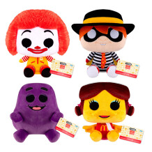 Мягкая игрушка Funko Plushies: McDonalds: Ronald McDonald, Hamburglar, Grimace and Birdie (1 на выбор), (74913)