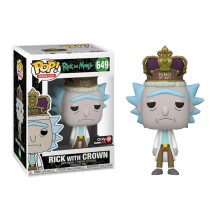 Фигурка Funko Pop! Animation: Rick and Morty: Rick with Crown (GameStop Exclusive), (45303)