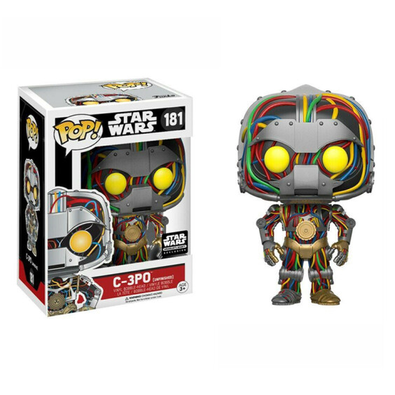 Фигурка Funko POP! Star Wars: C-3PO Unfinished Smuggler`s Bounty exclusive, (181)