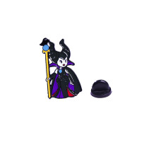 Металлический значок (пин) Disney: Maleficent Chibi, (12815)