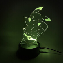 Акриловий світильник Animation: Pokemon: Pikachu, (44475)