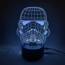 Акриловий світильник Star Wars: Stormtrooper Mask. (44483)