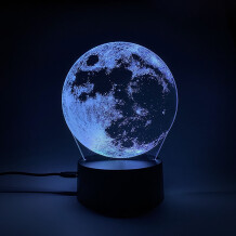 Акриловий світильник Moon, (44563)