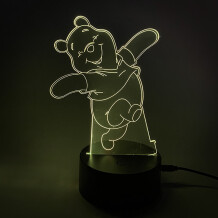 Акриловий світильник Disney: Winnie-the-Pooh: Pooh (Happy walking), (44574)
