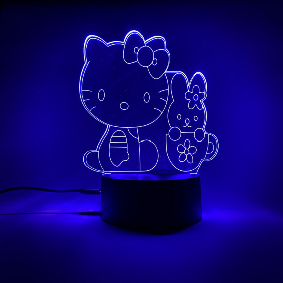 Акриловый светильник Hello Kitty: Kitty and Cathy, (44585)