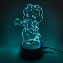 Акриловий світильник Disney: Snow White, (44591)