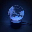 Акриловий світильник Christmas Crystal Snowball, (44608)