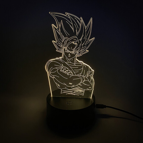 Акриловый светильник Dragon Ball: Goku, (44619)