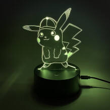 Акриловий світильник Animation: Pokemon Detective Pikachu, (44677)