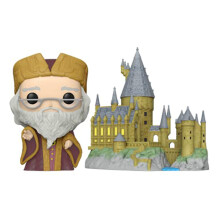 Фігурка Funko POP! Town: Wizarding World: Harry Potter: Albus Dumbledore w/Hogwarts, (57369)