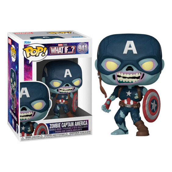 Фігурка Funko POP! Marvel (Studios): What If...?: Zombie Captain America, (57375)