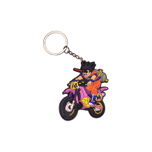 Брелок двосторонній Anime: Dragon Ball Z Goku on Bike, (10291)